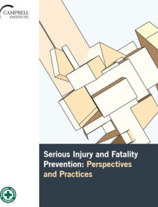 The Campbell Institute Serious Injury and Fatality Prevention: Perspectives and Practices booklet