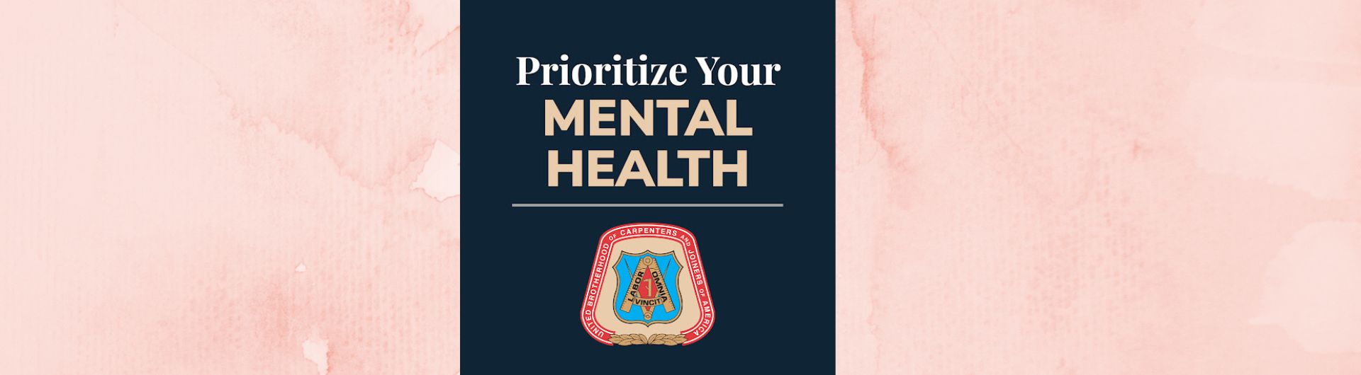 Prioritize your mental health flyer